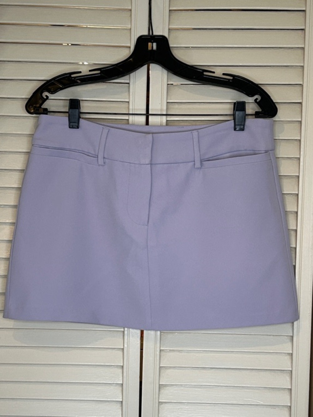 Astr Lilac Mini Skirt with Belt Loops | size medium